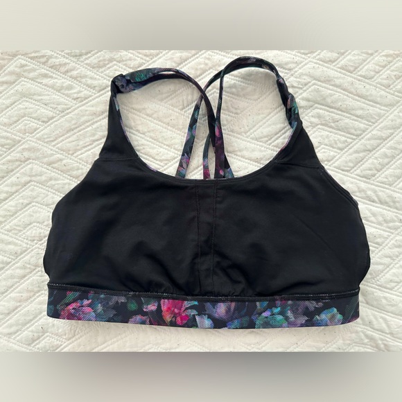 LULULEMON/Energy Floral Sports Bra-S/M - Picture 6 of 12